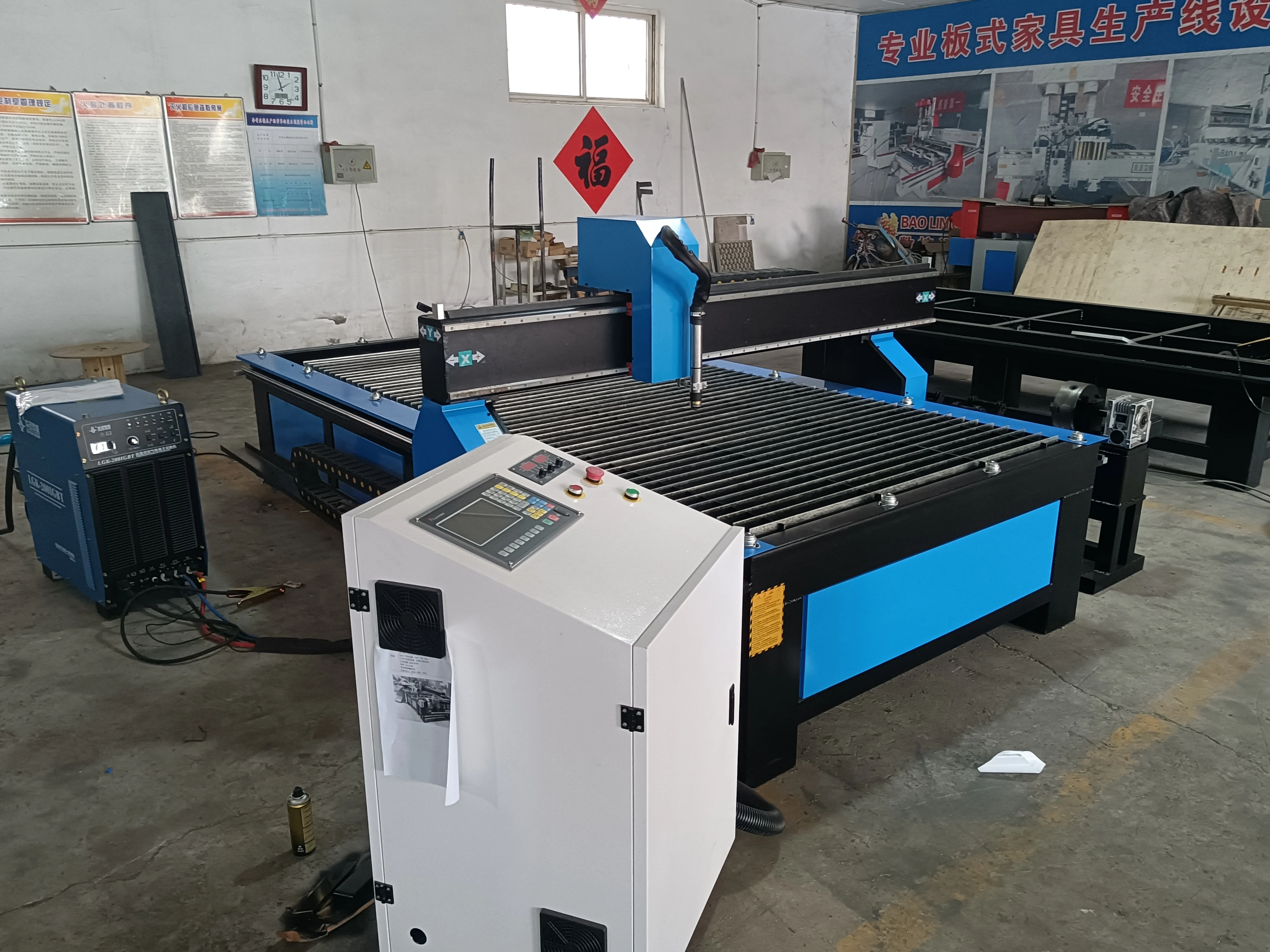 Best Price China Plasma Cutting CNC With Drilling Tools 20mm Plasma Metal Cutting Machine Price 1530 Plasma Cutter Table 4