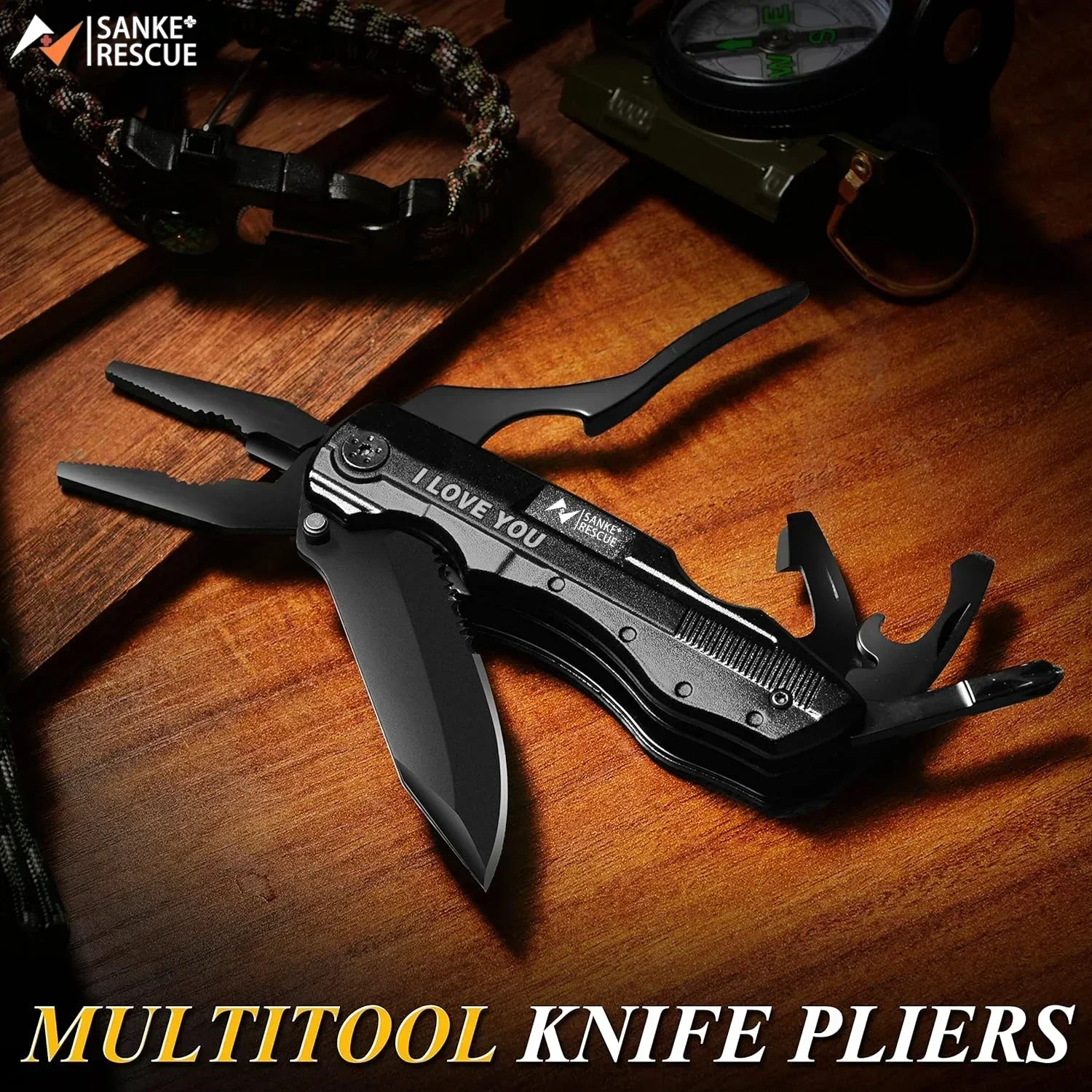 Folding Knife Pliers Portable Multi-Purpose Outdoor Emergency Tool - Image 5