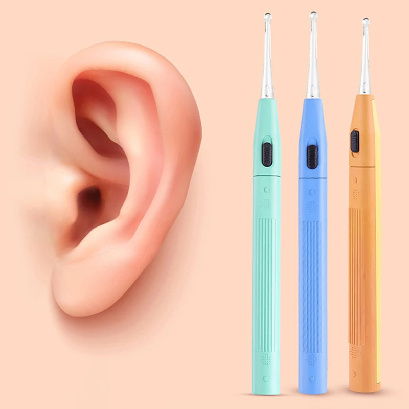 

Baby Ear Cleaner Ear Wax Removal Tool Flashlight Earpick Ear Cleaning Earwax Remover Ear Curette Light Spoon