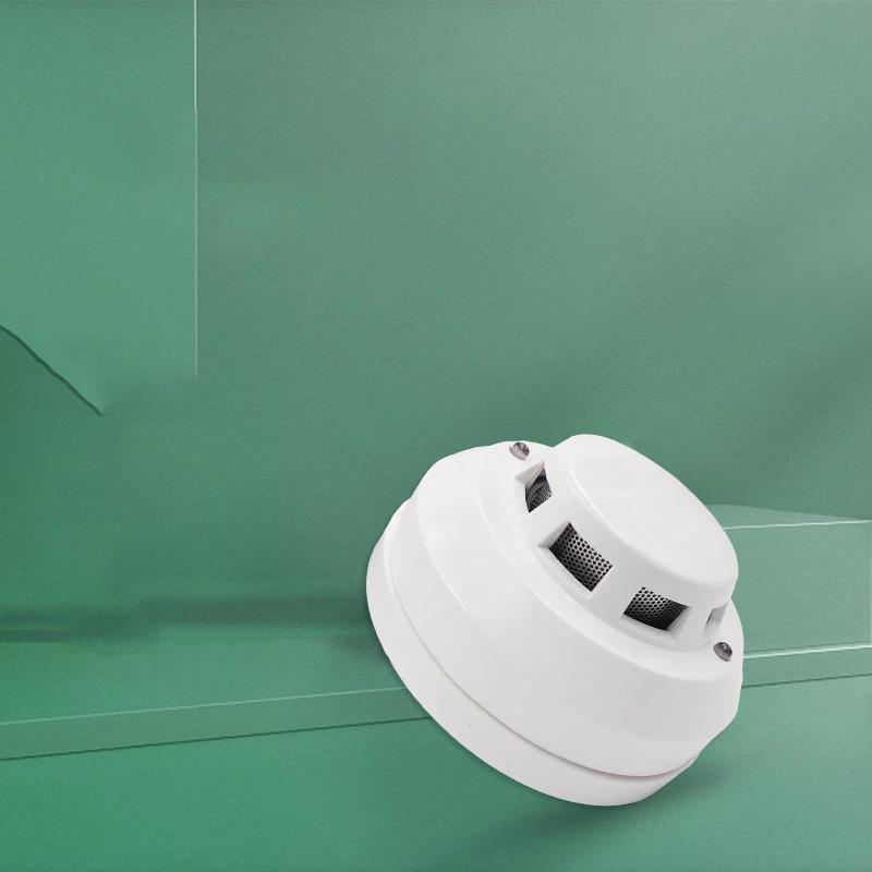 2 Pezzi Ass816 Sensore Di Allarme Fumo Contatto A Secco Rilevatore Di Fumo Antincendio Allarme Acustico