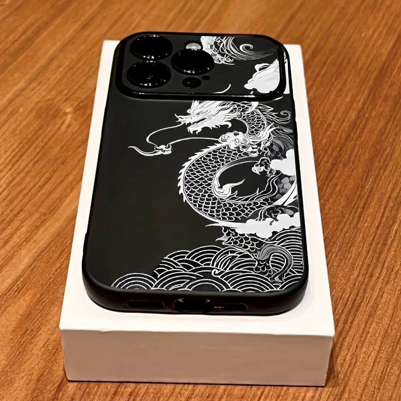 Eastern Dragon Wind iPhone case detail