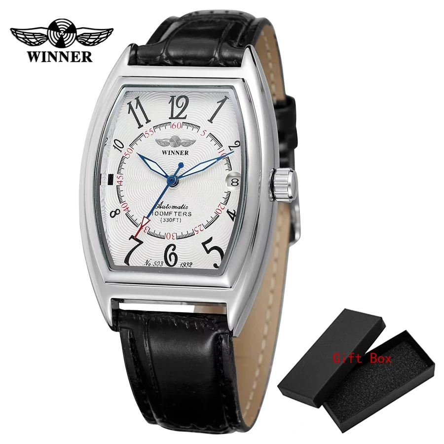 Luxury Tonneau Mechanical Automatic Men's Watch - Elegant Design