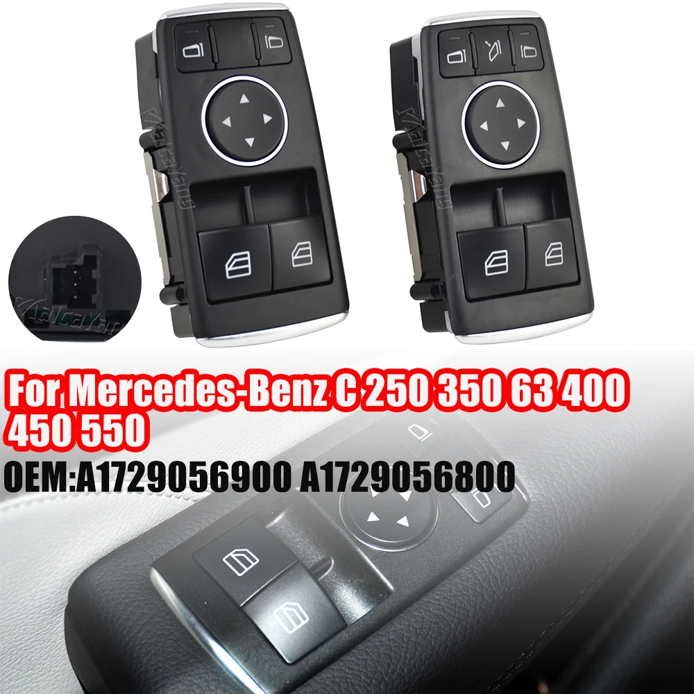 3Pin Lhd Per Mercedes-Benz C 250 350 63 Sl 400 450 550 63 Power Master Alzacristallo Elettrico Interruttore Lato Conducente A1729056900