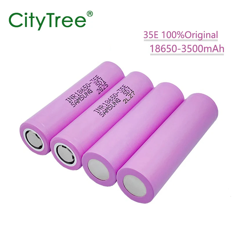 

2-30pcs 18650 Battery 3500mAh 100% Genuine INR18650-35E 3.7V 20A Rechargeable 18650 Battery for Toys Power Tools Flashlight