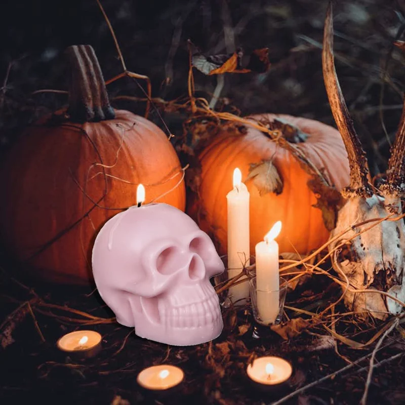 Jumbo Skull Candles