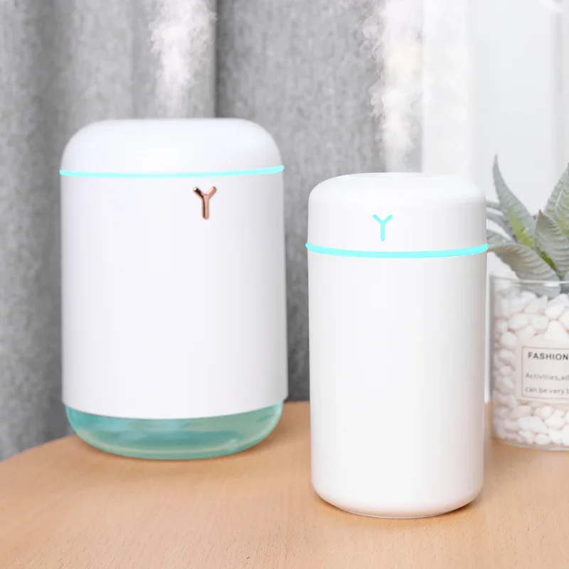 Portable home USB mini air humidifier aromatherapy essential oil diffuser car silent sprayer diffusion air purifier with light