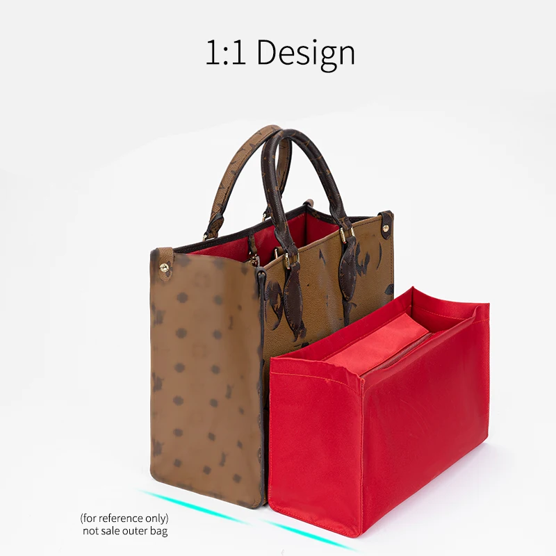 lv onthego tote bag organizer insert