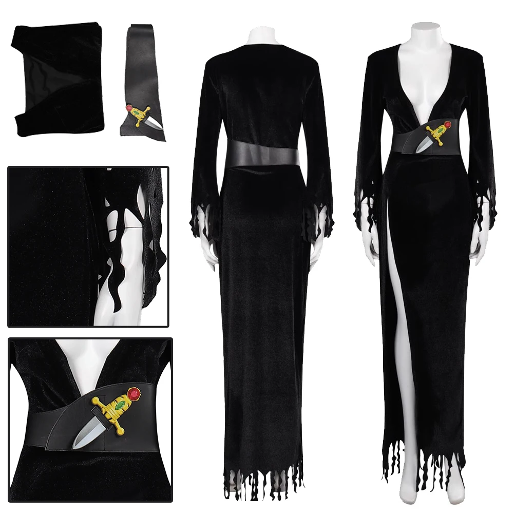 

Elvir Cosplay Costumes Uniform Movie Role Play Halloween Carnival Party Outfit For Women Girls