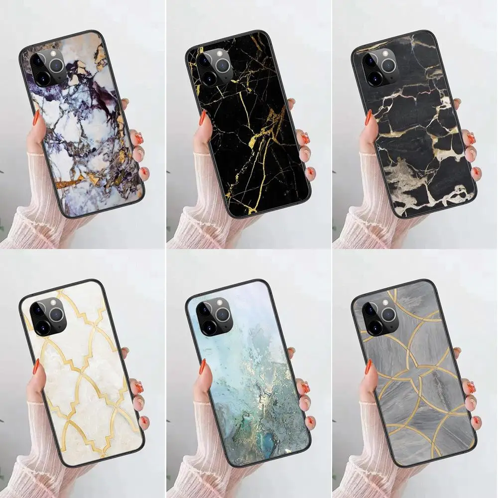 Gold Marble Black Hoesjes Soft Cover Pinterest Per Huawei Honor 10X Lite Case V40 Lite Play 5T 20 9S 9C 9X