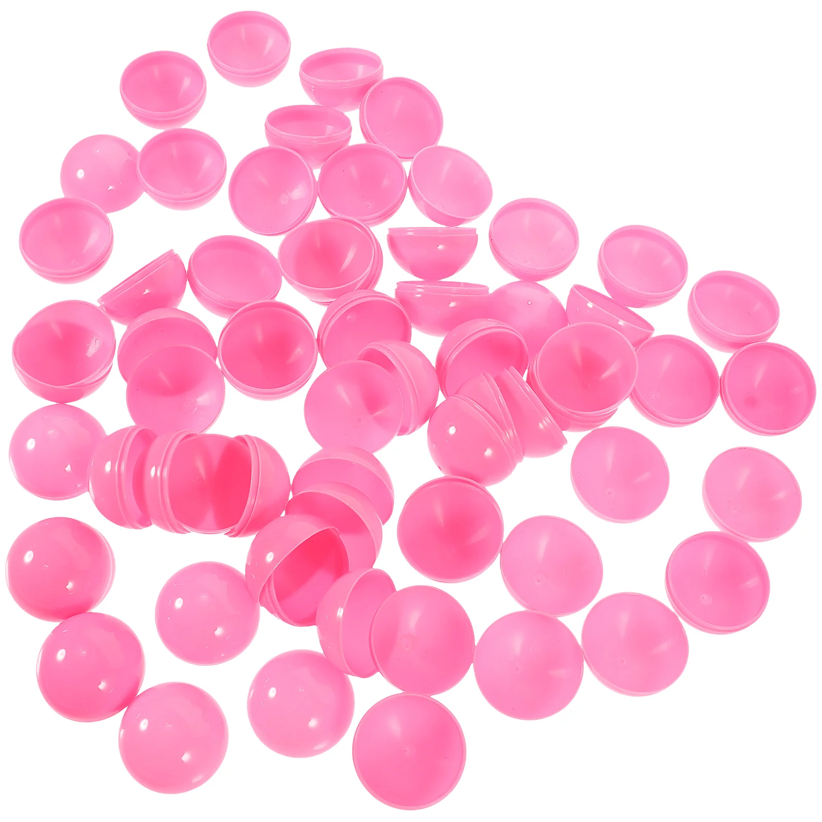 

Lottery Ball Raffle Bingo Plastic Hollow Capsules Vending Containers Surprise Box Party Pink