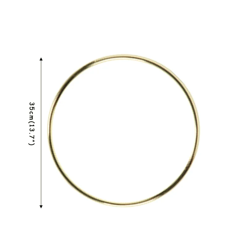 

Home Decoration Easter Wedding Hoop Catcher Door Garland Hanging Craft Rattan Ring Wooden Circle Wreath for Easter, 10-40cm