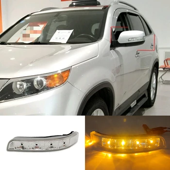 Car LED Side Mirror Turn Signal lamp For KIA Sorento XM 2009 2010 2011 2012 2013 2014 Wing Door Rearview Light Repeater 1