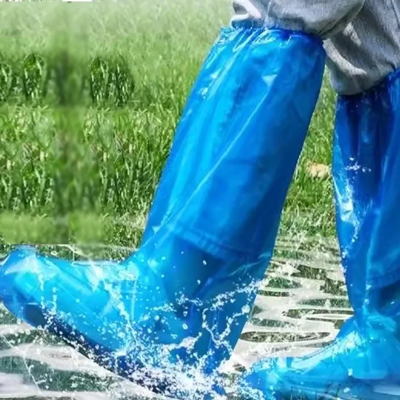 Waterproof Shoe Cover High Tube Protective Sleeve Long High-top Boot Protection Kit Dustproof Shoes Covers Parts
