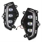 

2x Daytime Running Fog Light Lamps (Lh+Rh) With Drl Digital Controller For Toyota Rav4 2019-2021 LED DRL Daytime Running Light