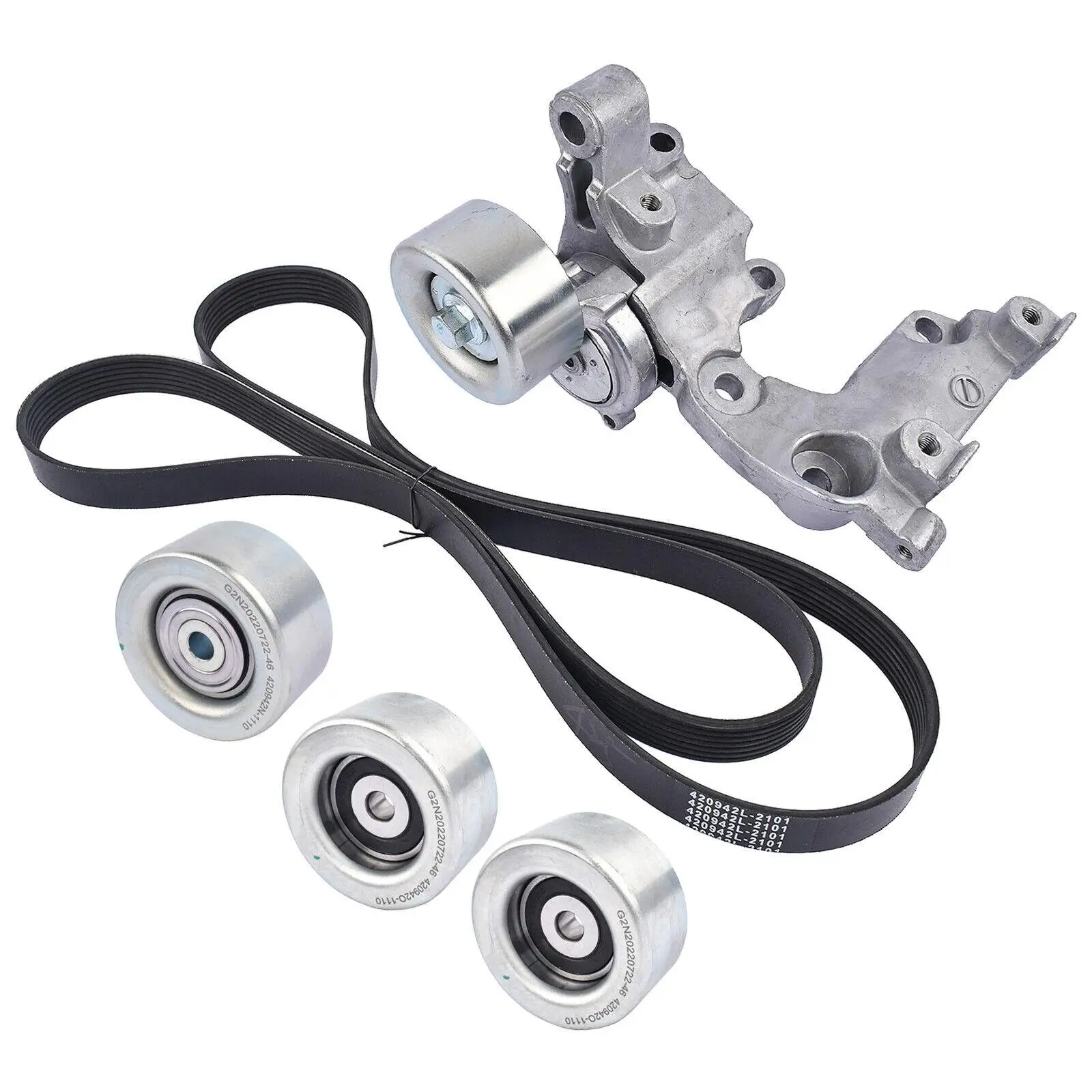 

AP01 Drive Belt Tensioner Idler Pulley Kit for Toyota Tacoma Tundra FJ Cruiser 07-09 1662031012 1662031013 1660331040 166030P030