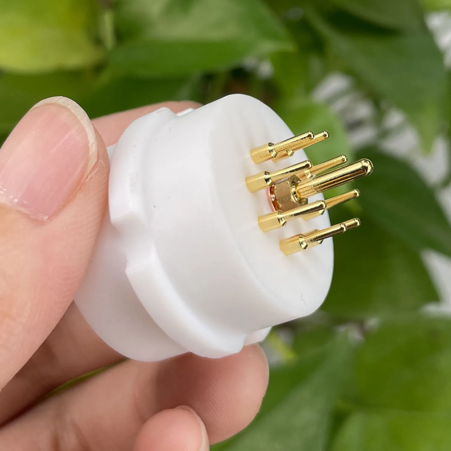 1PC EIZZ 8pin Tube Socket ECC40 Valve Base Power Lamp Jack For Audio Amplifier Hifi ECC40 EF40 EF42 Vintage Tube