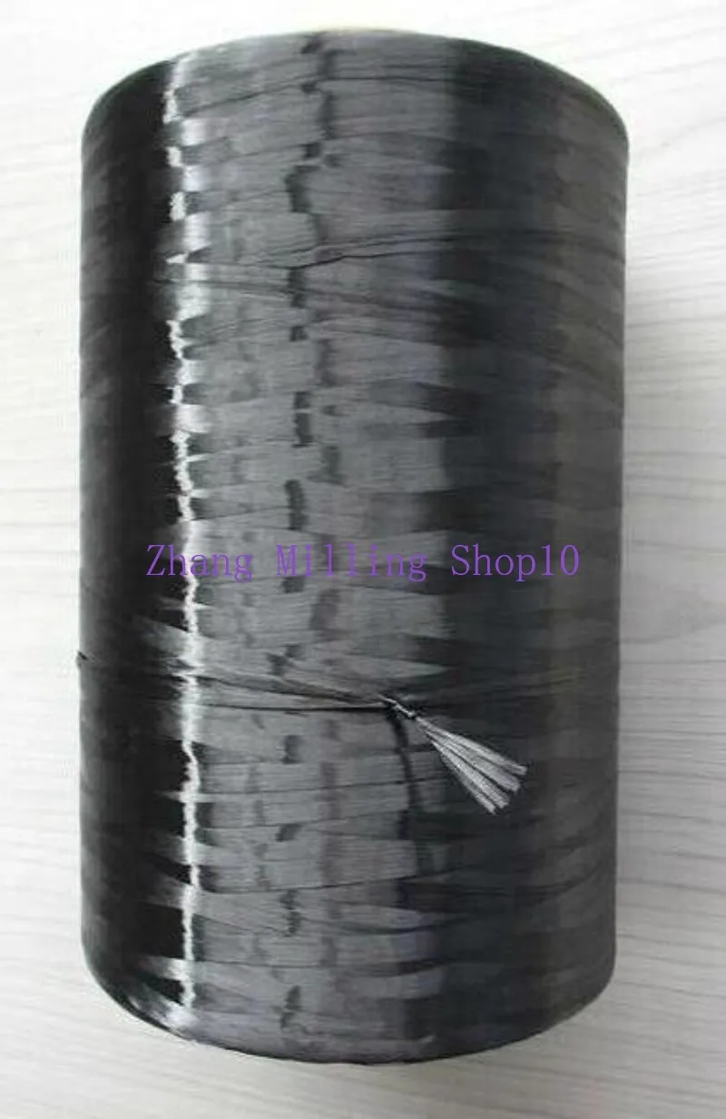 

12K Carbon Fiber Fibre Tow Filament Yarn Thread Tape 4900MPa 5000m Length