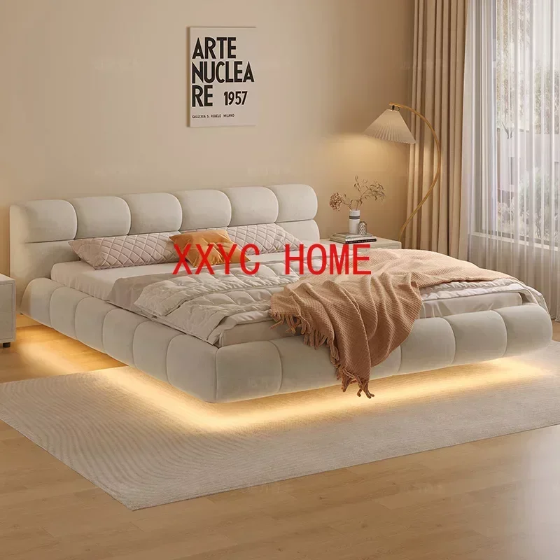 Camera Da Letto Nordica Coppia Letto Queen A Buon Mercato Moderna Camera Da Letto Di Lusso Salotto In Legno Cama Elastica Mobili Salvaspazio