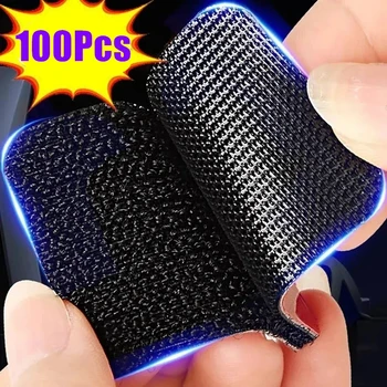 New Carpet Fixing Stickers Double Faced High Adhesive Car Carpet Fixed Patches Home Floor Foot Mats Anti Skid Grip Tapes 1
