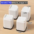 White square XL 4PCS