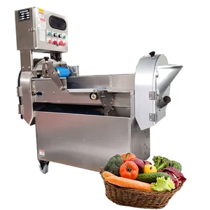 Коммерческая машина для резки овощей, многофункциональная режущая секция, двойная стандартная электрическая режущая машина для овощей