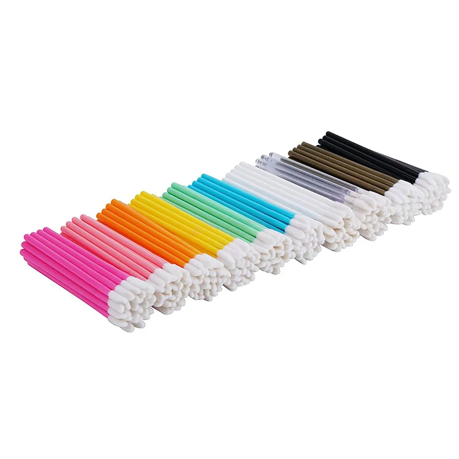 

50 Pcs Disposable Lip Brush Eyelash Makeups Brushes Lash Extension Mascara Applicator Lipstick Wands Set Cosmetic Makeup Tools