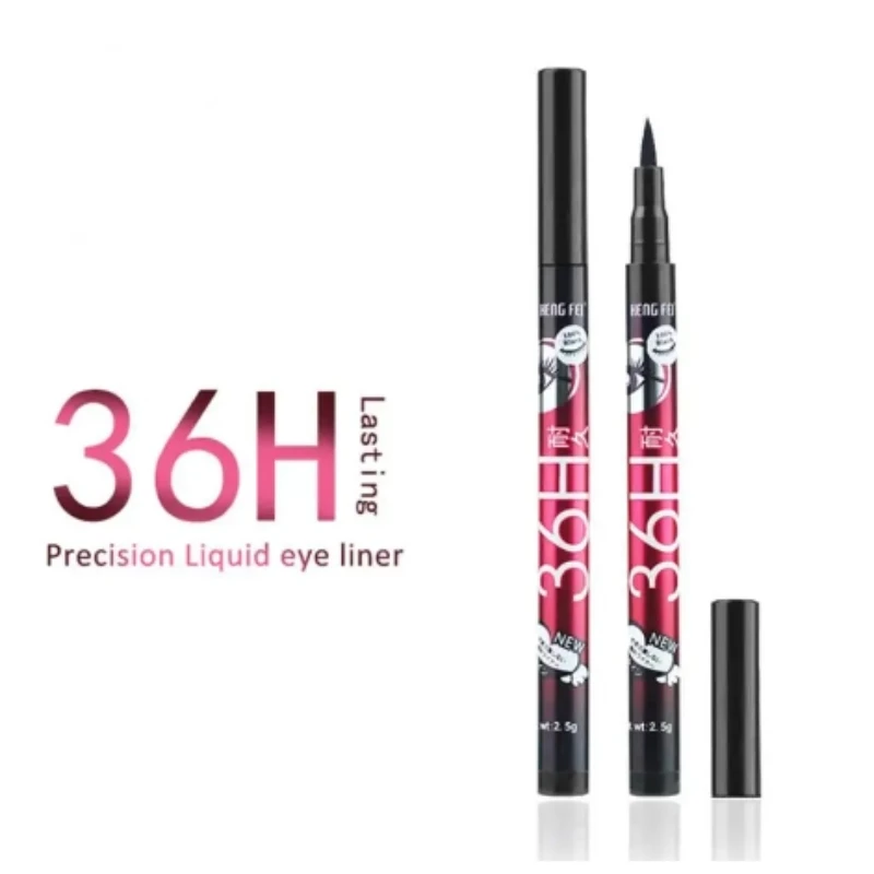 Liquid Eyeliner Black Liquid Eyeliner Make Up Waterproof Eyeliner Pencil 36H Long-Lasting Liquid Eye Liner Pen Quick-Dry No Blooming Makeup Tool