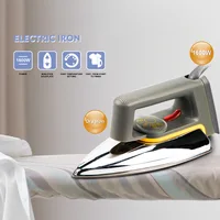 2025 Upgraded 1000W High-power Electric Iron 220V Home Travel Portable Stainless Steel Base Plate Clothing Iron 1