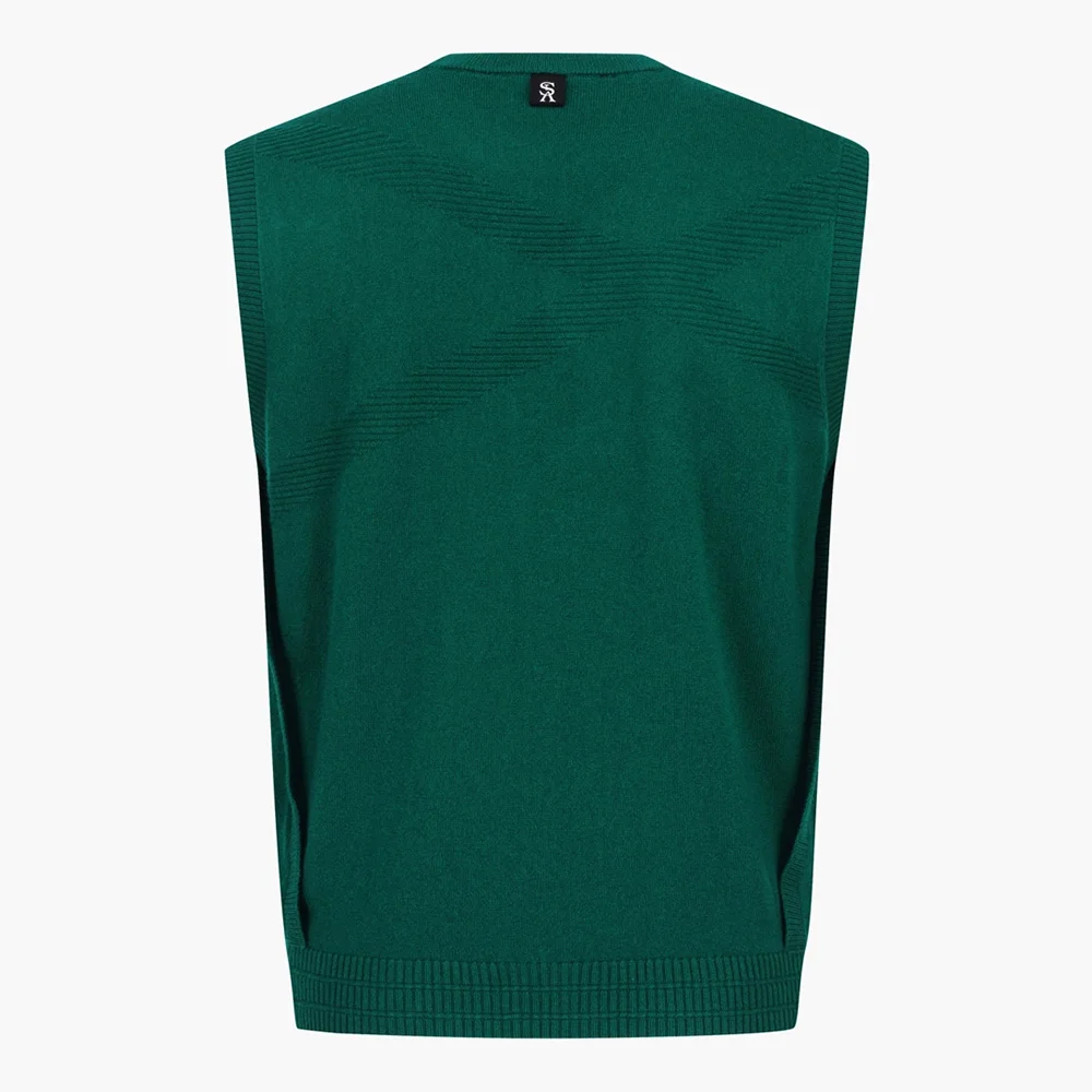 Men's Sports Knitted Vest Autumn Luxury Golf Wear High-end Design Comfortable and High Elastic men sweater vests mens knitted vest