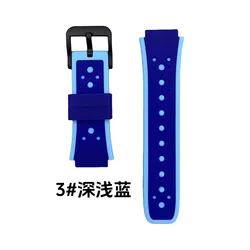 Universal 18mm Waterproof Silicone Smart Sport Watch Strap - 18mm (3)