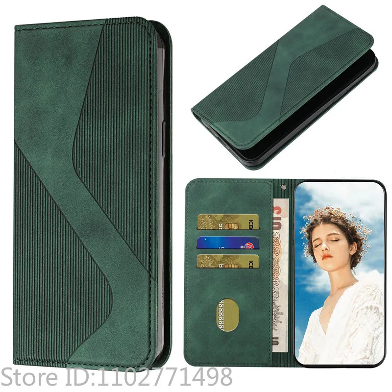 Luxury Wallet Flip Cover Phone Case - Magnetic Shockproof Leather