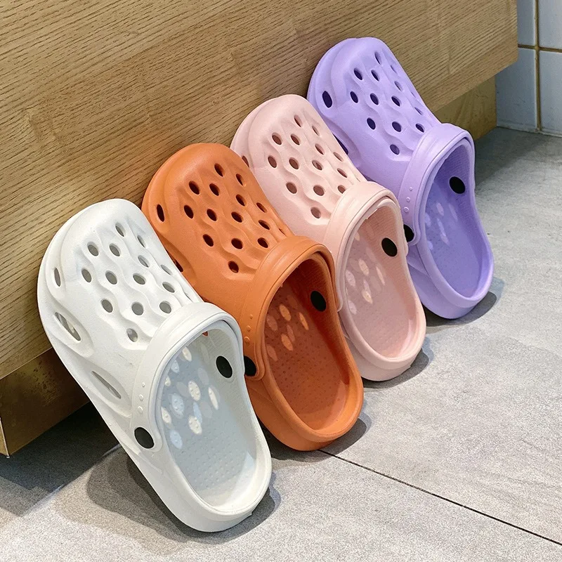 Garden Shoes Summer Sandals Women Clogs Thick Bottom Home Slides Soft EVA Dry Wedges Platform Beach Home Slippers