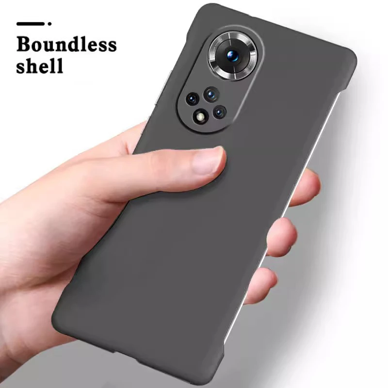 Solid Candy Color Frameless Shockproof Ultra Thin Hard PC Back Cover Case