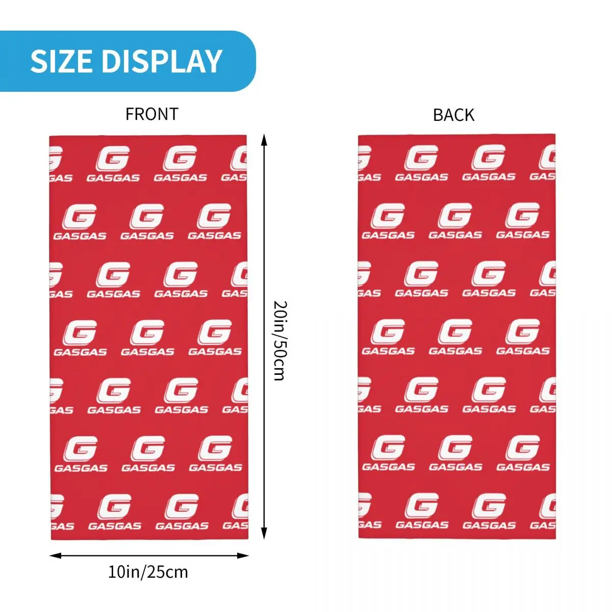 GasGas Motorcycle Bandana Neck Gaiter Printed Racing Mountain Bike Mask Scarf Warm Cycling Scarf for Men Women Adult Windproof cycling bandana motorcycle bandana neck gaiter bandana neck cover