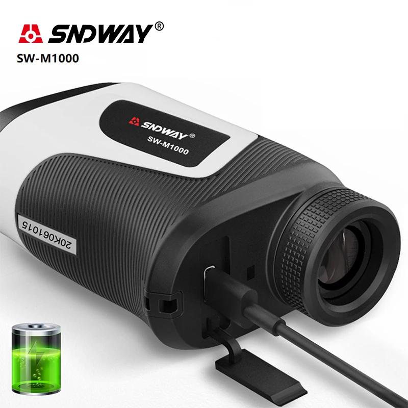 

SNDWAY Telescope Laser Rangefinder 6X Monocular Distance Meter for Golf hunting, hiking, outdoor sports Laser Tape Measure