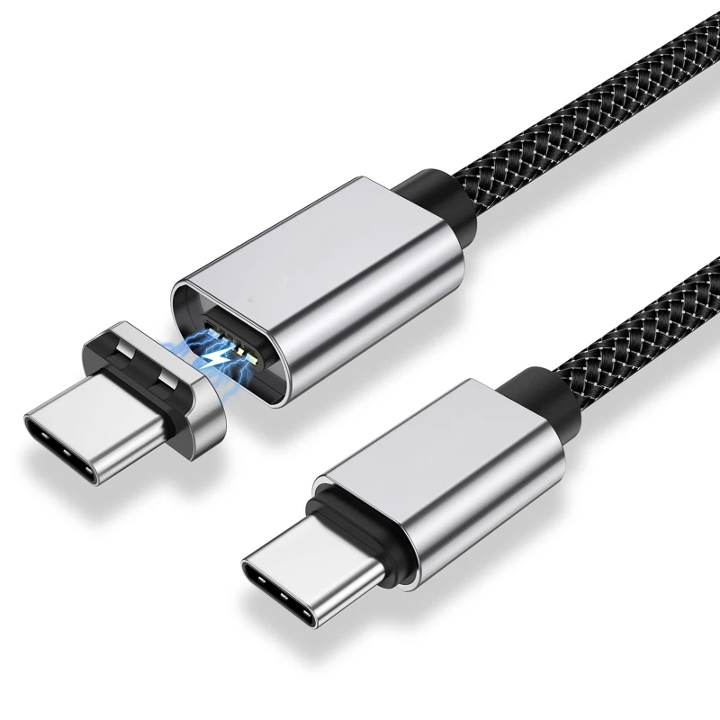 

Магнитный зарядный USB-кабель типа C PD 100 Вт Super Fast Charge для ноутбука