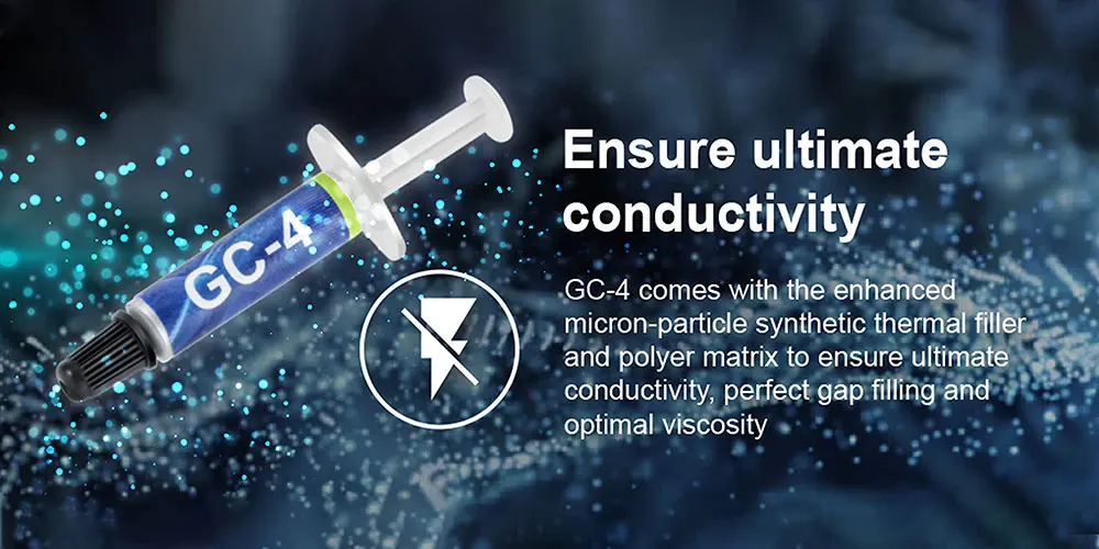 GELID GC-4 Syringe Heat Dissipation Silicone Thermal Plaste For CPU Processor Vi