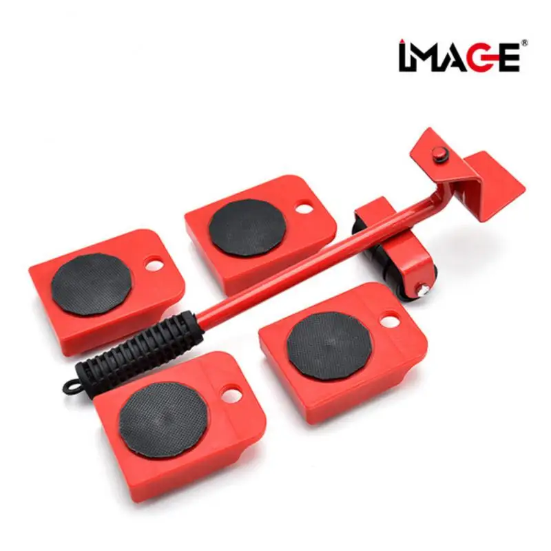 1/2set Furniture Mover for Home Shop Lifting Pulley Blocks Furniture Remover Lifter Sliders Hand Lifting Moving Transport Tool