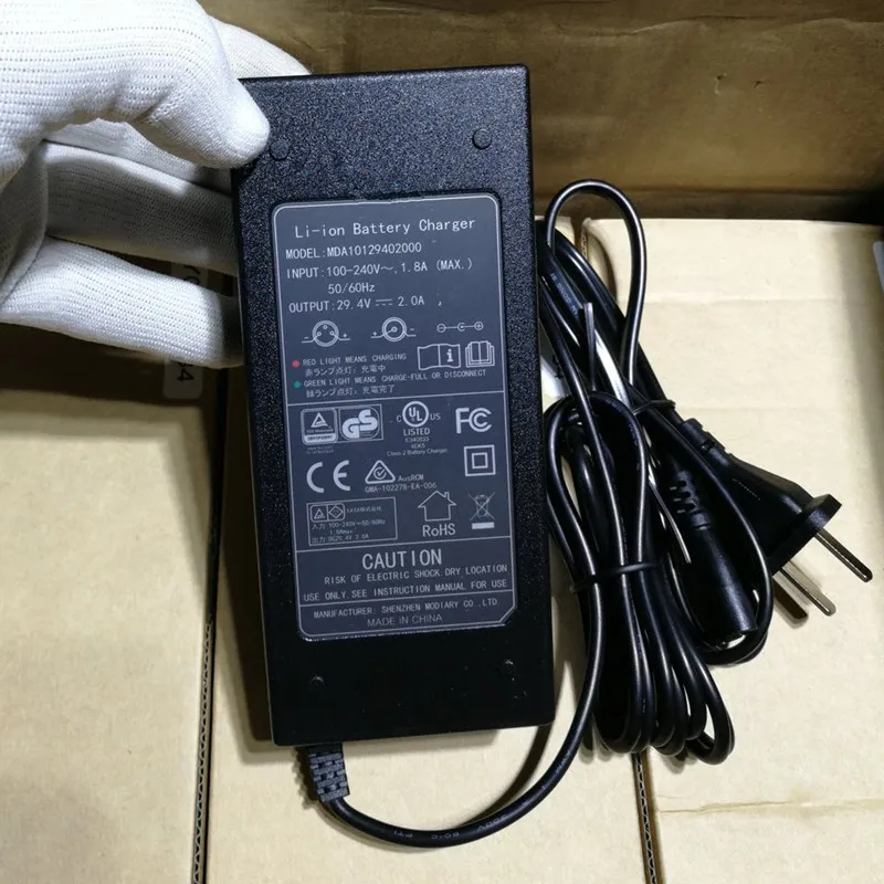 パナソニック-Mda10129402000 29.4v 2a 18650リチウムイオン電池充電器