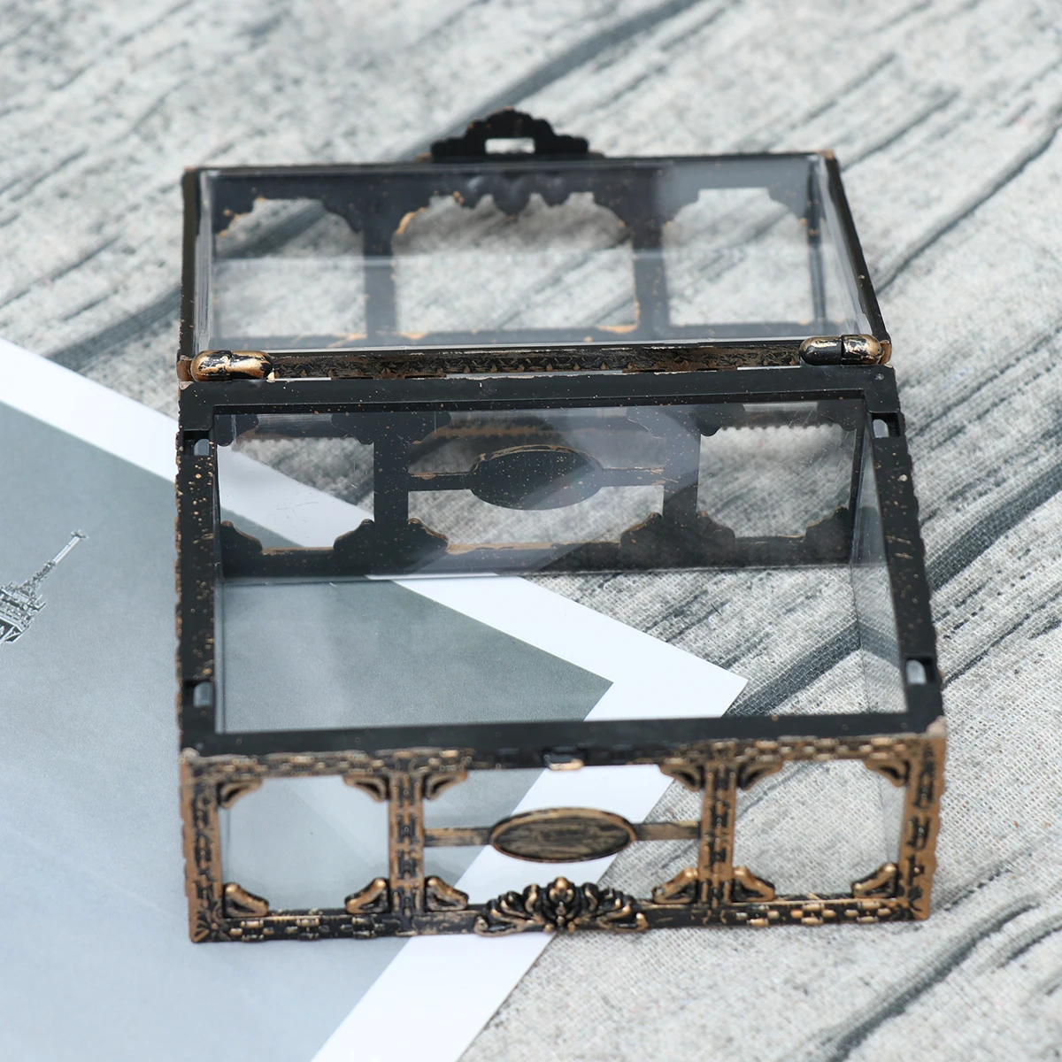 Chest Treasure Box Pirate Kids Treat Wedding Favor Boxesfor Mini Small Trinket Savings Party Pool Diving Storage Gift Gold 6
