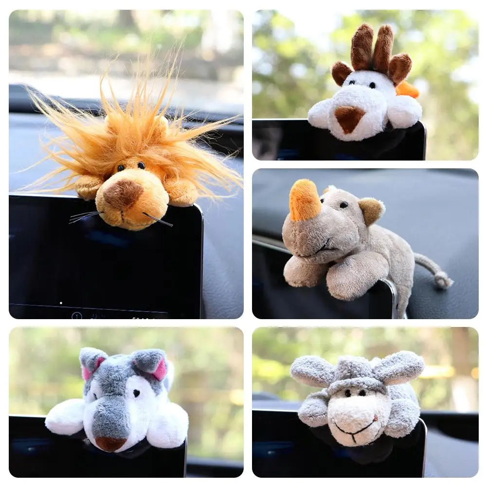 

Car Lying Screen Doll Car Interior Center Console Display Ornament Mirror Decoration Motorcycle Decoration Rearview Home Do F1J1