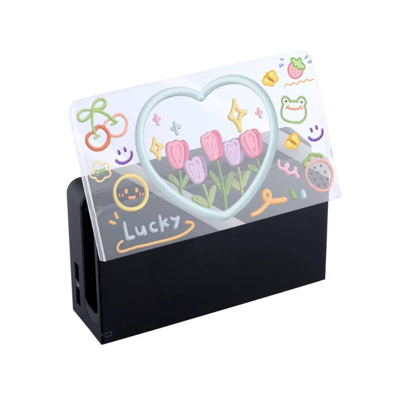 Nintendo Switch와 호환되는 1pc 꽃무늬 케이스