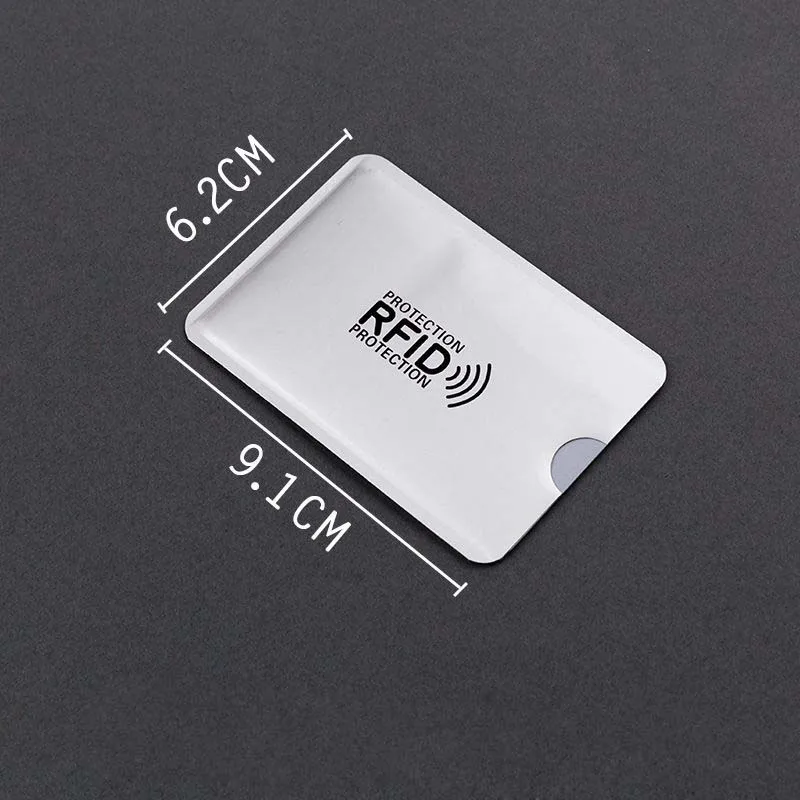 Anti Rfid Wallet Blocking Reader Lock Bank Card Holder 20PCS Id Bank Card Case Protection Metal Credit Holder Aluminium wallet card holder credit card wallet credit card holder card holder card wallet id card case id card holder wallet card bag