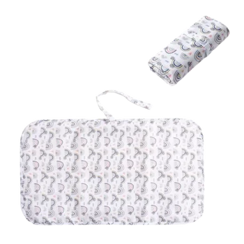 Fasciatoio pieghevole per neonati Fasciatoio per pannolini a cambio rapido impermeabile Portatile leggero per neonati