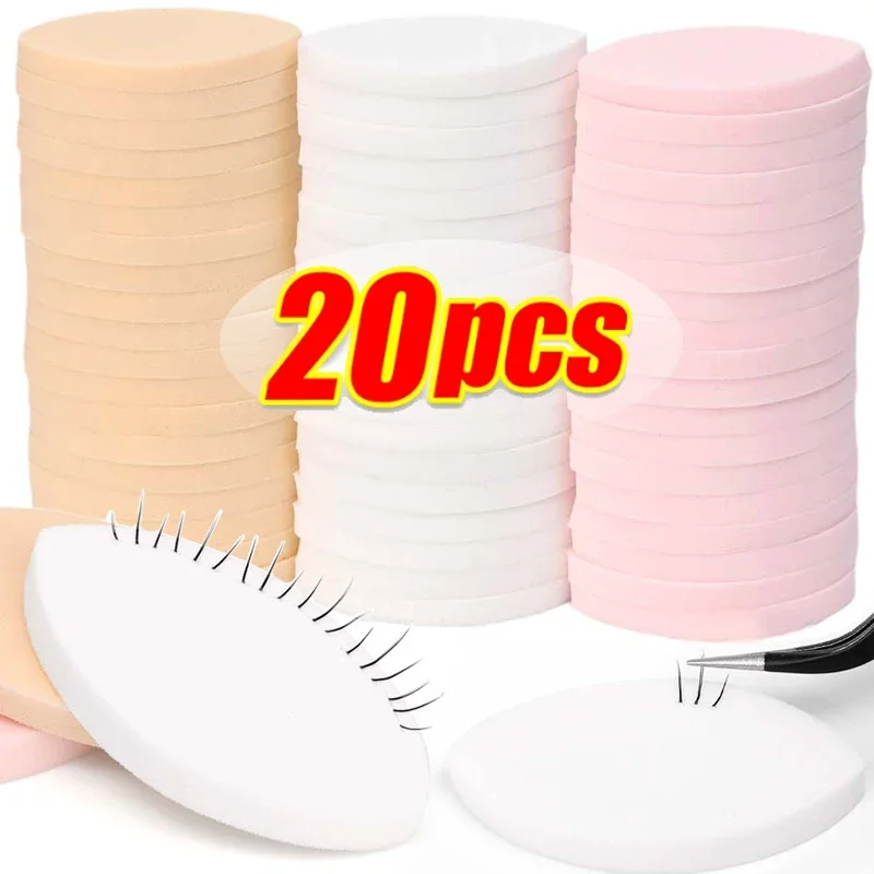 Eyelash Extension Eye Makeup Tools Makeup Tools 20pcs Beginner Lash Map Reusable Chart Wispy Lashes Practice Eye Shape Sponges Lash Extension Practice Mapping Makeup New
