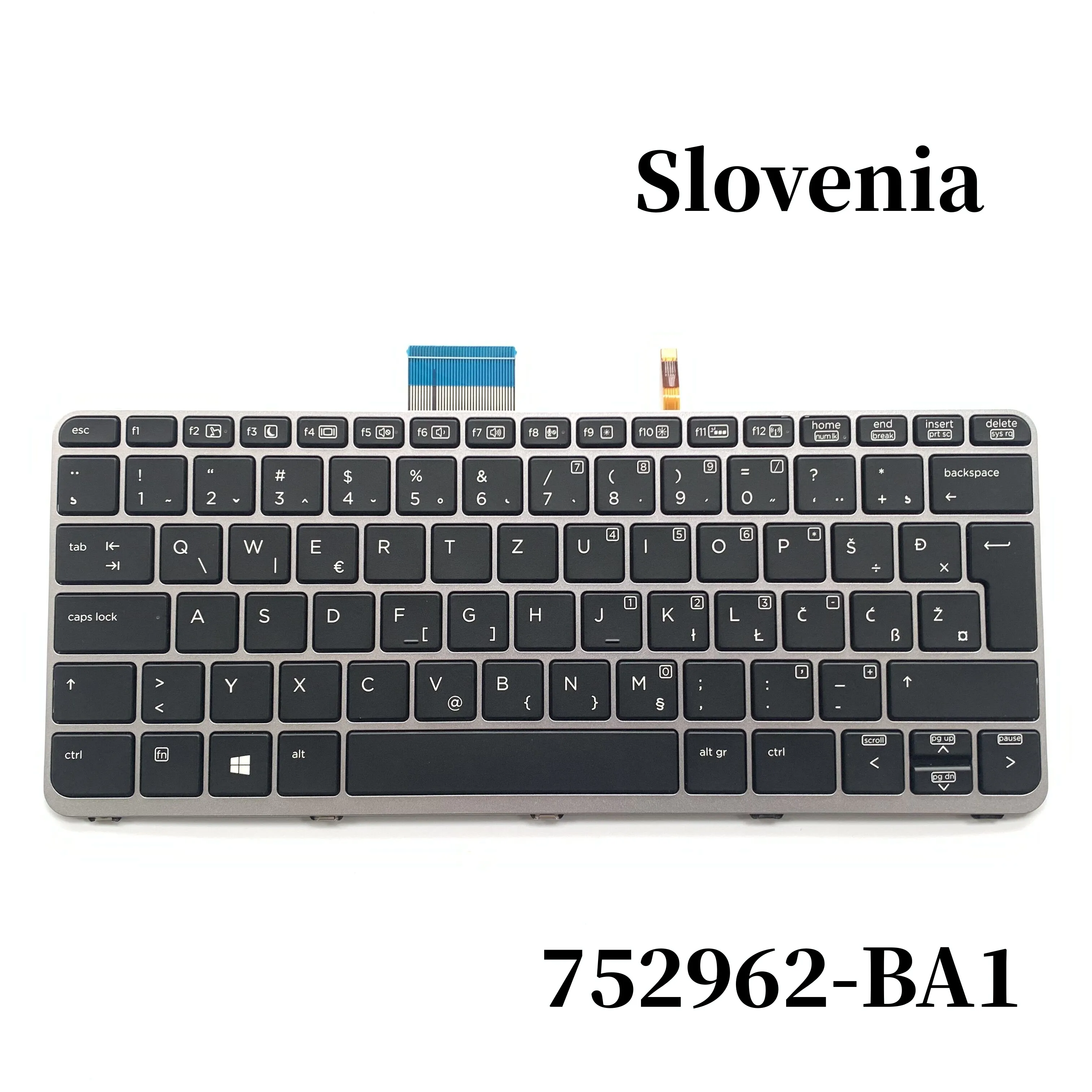 Premium Silver Backlit Keyboard