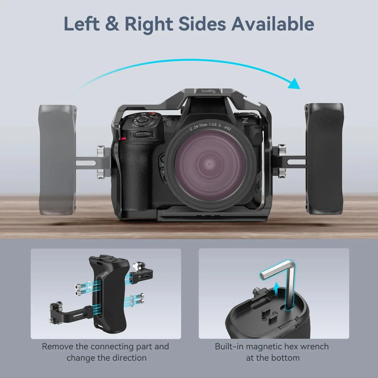 SMALRIG Mini Manico Superiore Per Fotocamere Leggere Per Vlogging - 2756B