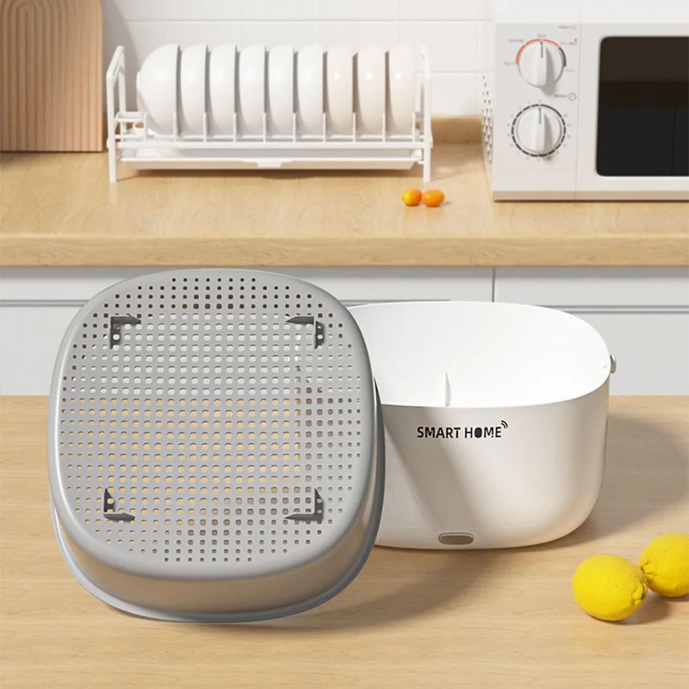 Ultrasound Fruits Cleaning Machine with Handle Electric Vegetable Washers Wireless Kitchen Gadgets for Tableware Bottles 6