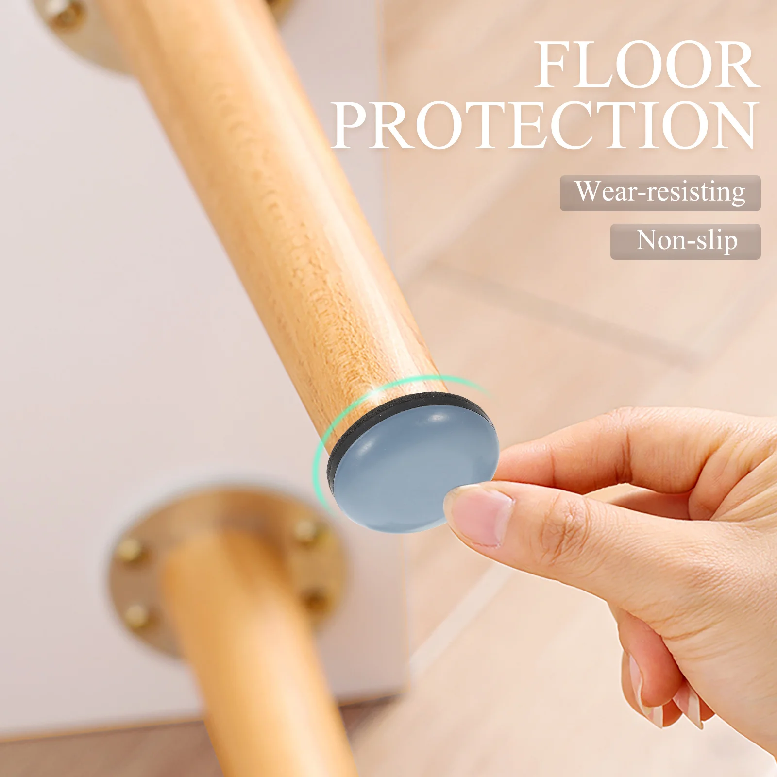 

19mm Area Rugs Floor Protective Furniture Slider Floor Anti-scratching Pads For Home Furniture