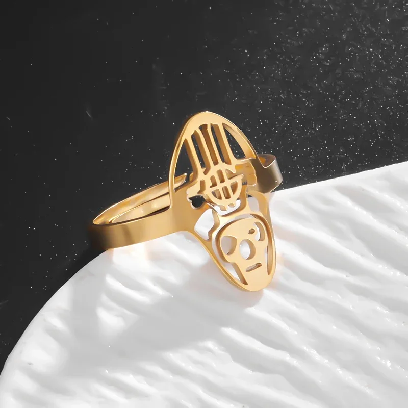 Stainless Steel Adjustable Ring for Men and Women